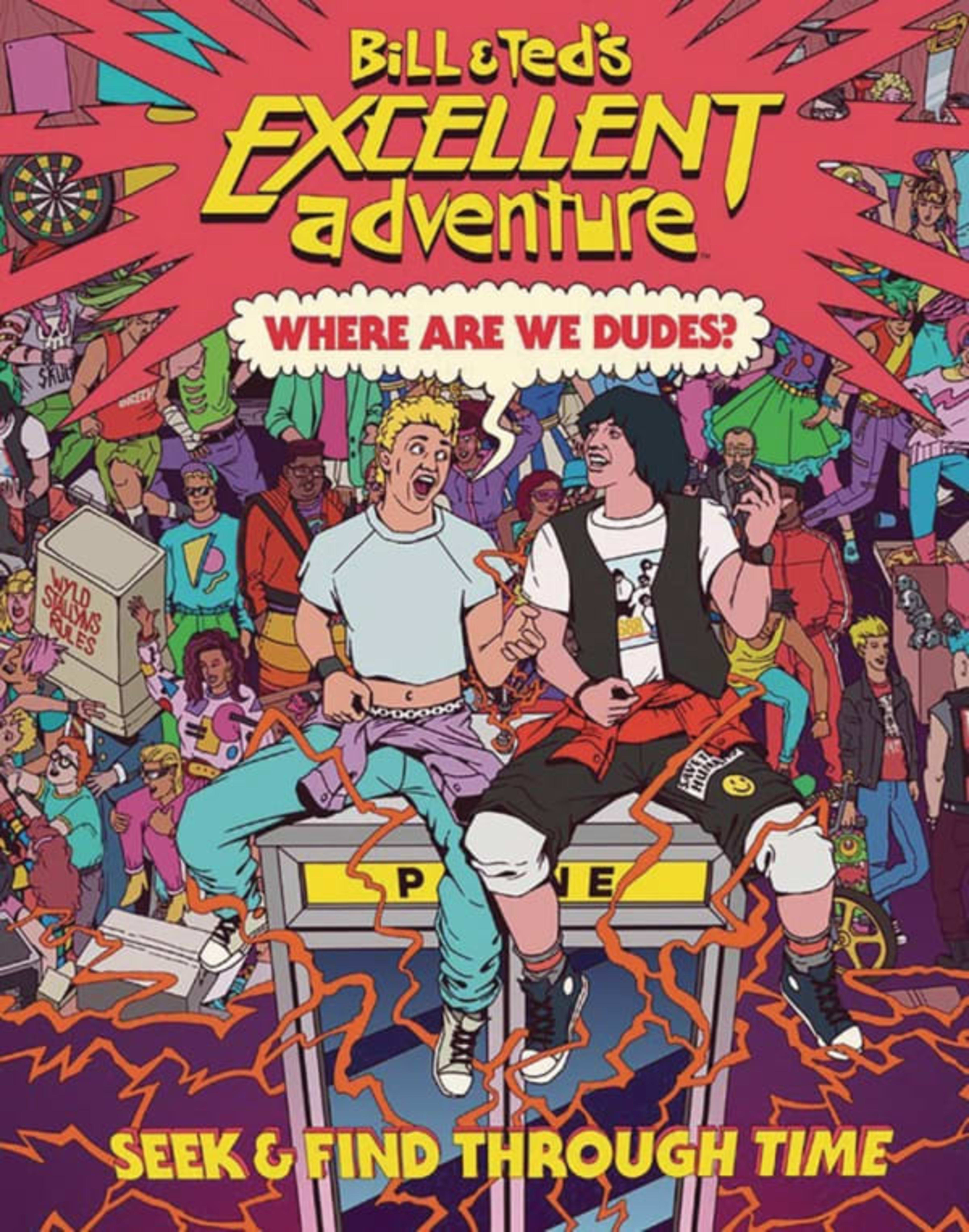 Bill & Ted's Excellent Adventure: Where Are We, Dudes?: Seek & Find Through Time cover — © Little, Brown & Co.