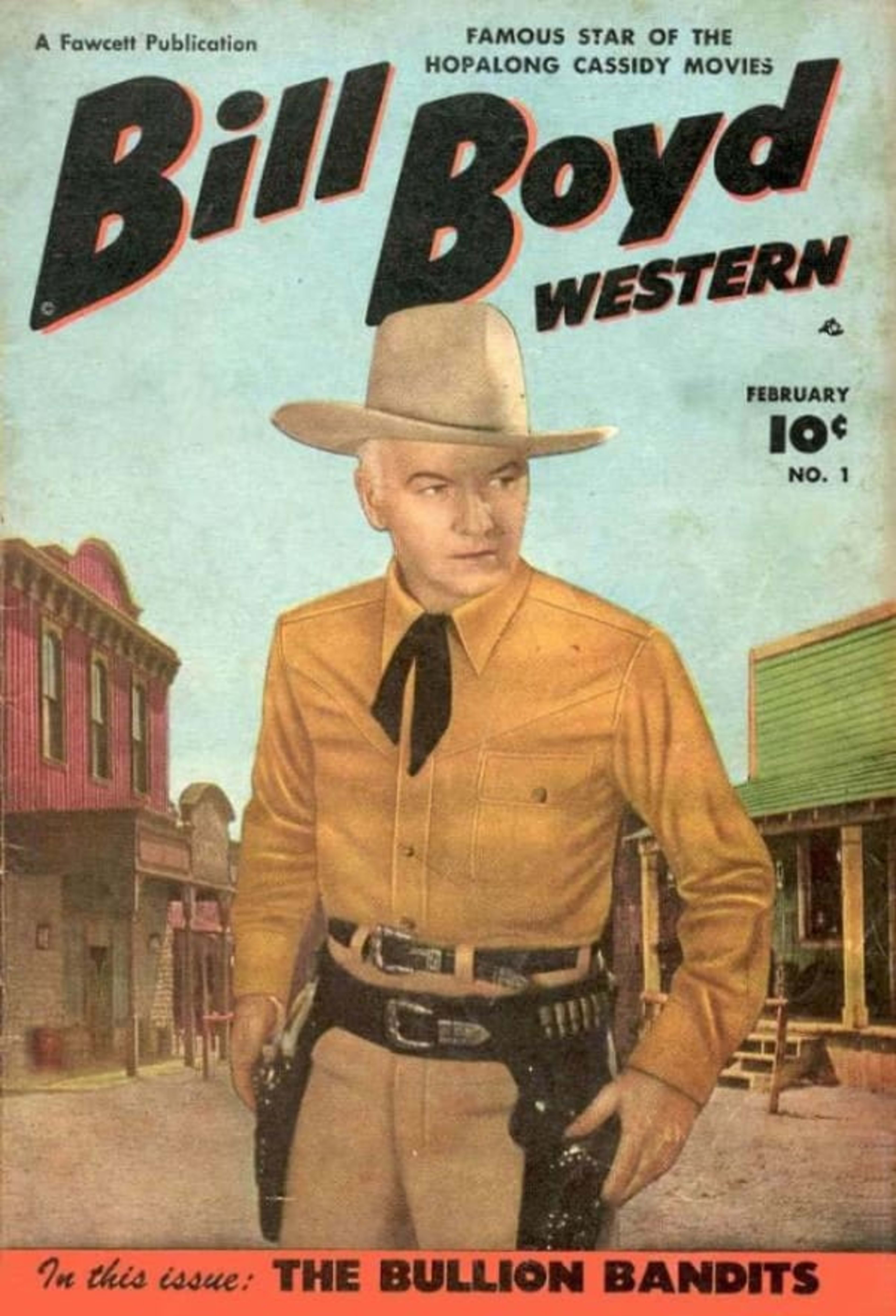 Bill Boyd Western cover — © Fawcett Publications