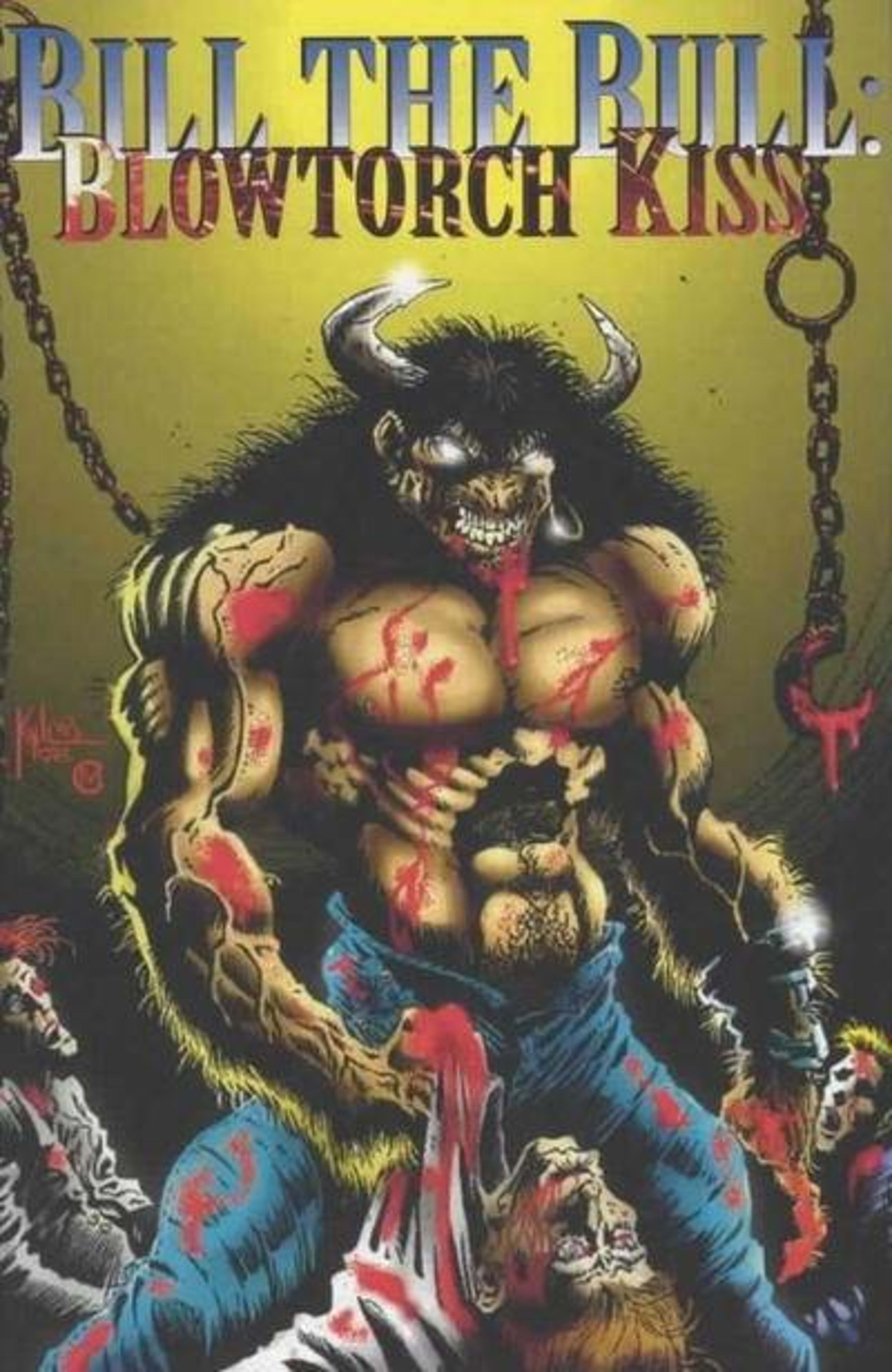 Bill the Bull: Blowtorch Kiss cover — © Boneyard Press