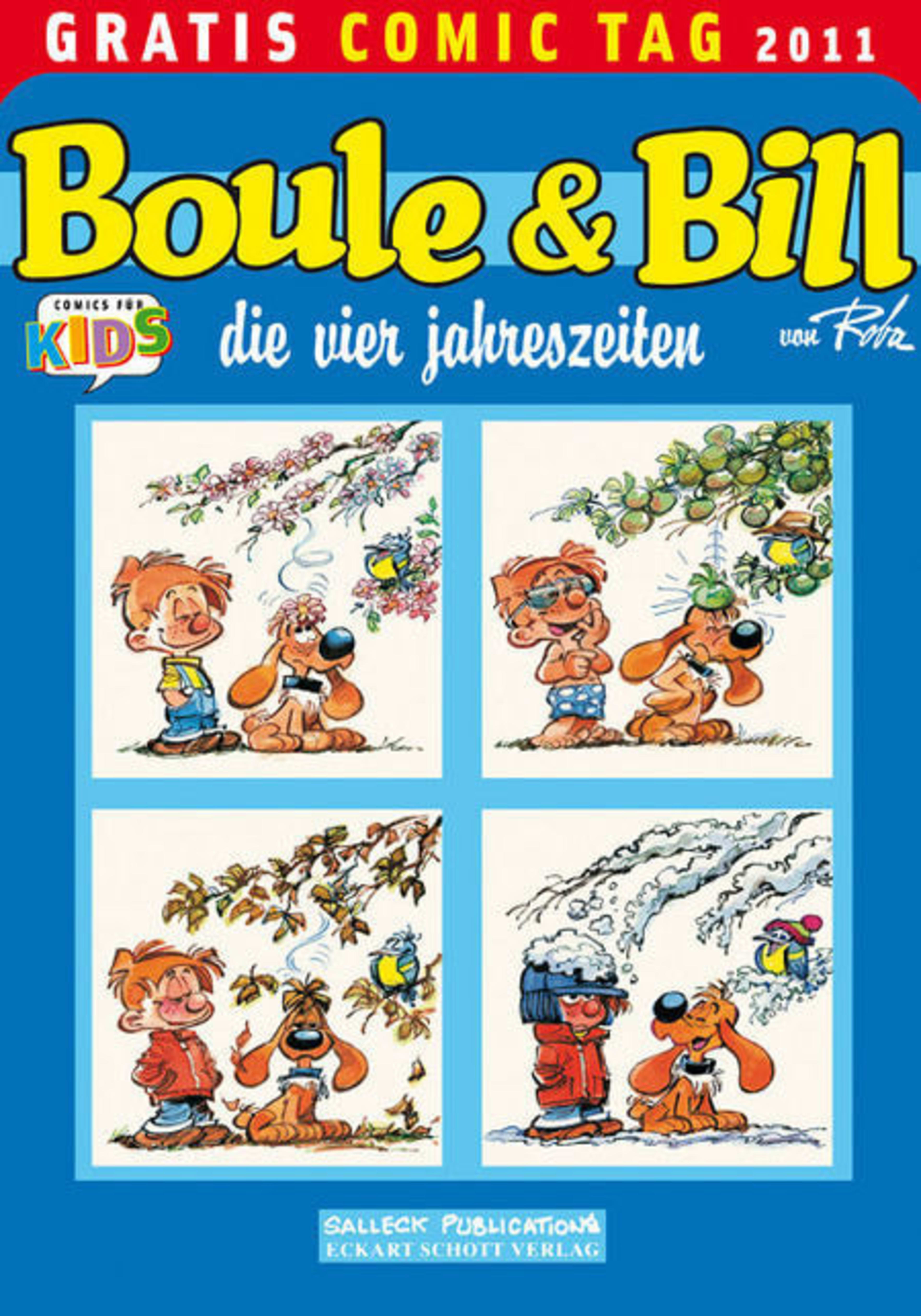 Boule & Bill - Die Vier Jahreszeiten: Gratis Comic Tag 2011 cover — © Salleck Publications