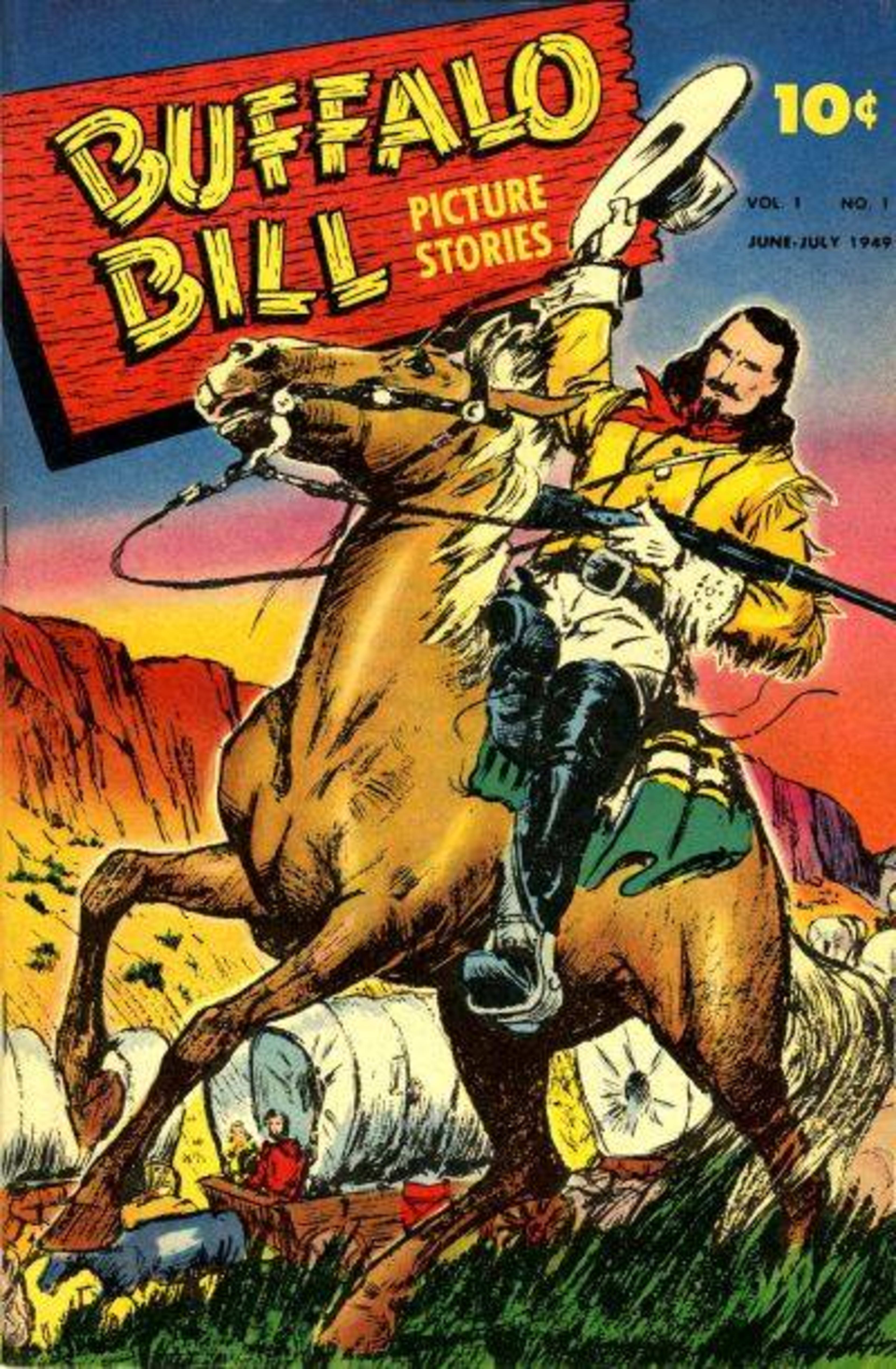 Buffalo Bill Picture Stories cover — © Street and Smith