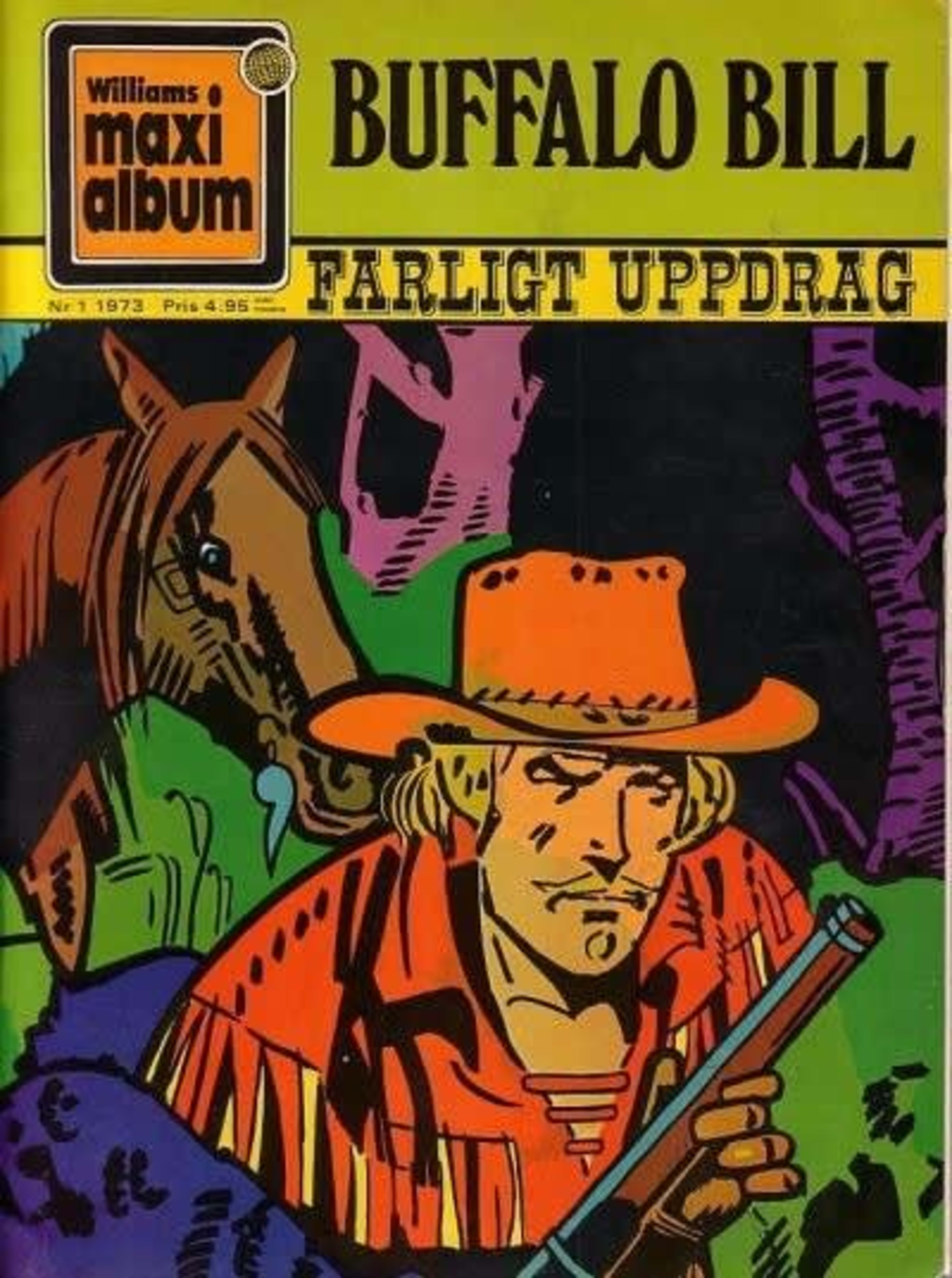 Buffalo Bill: Farligt uppdrag cover — © Williams Förlag AB