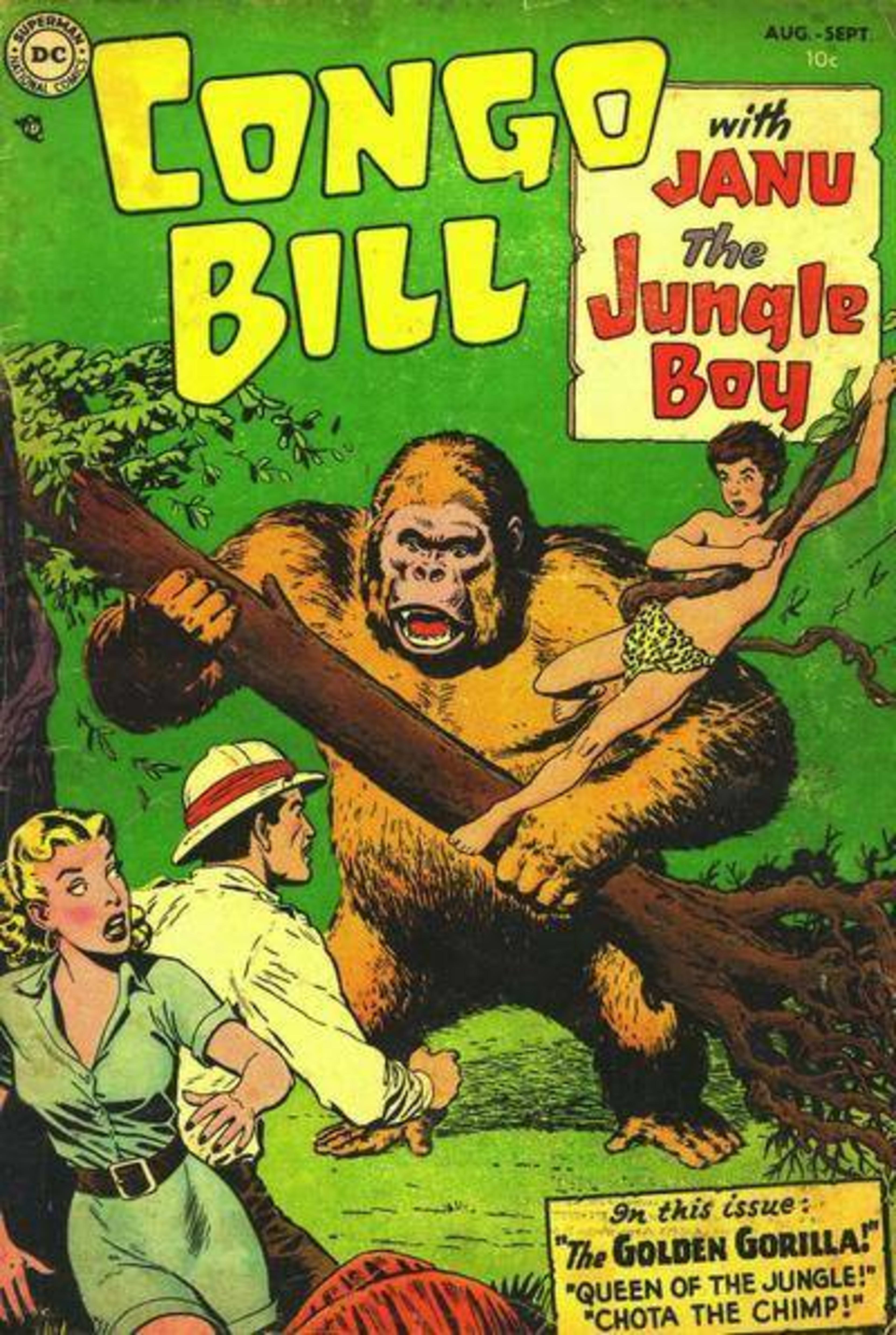 Congo Bill cover — © DC Comics