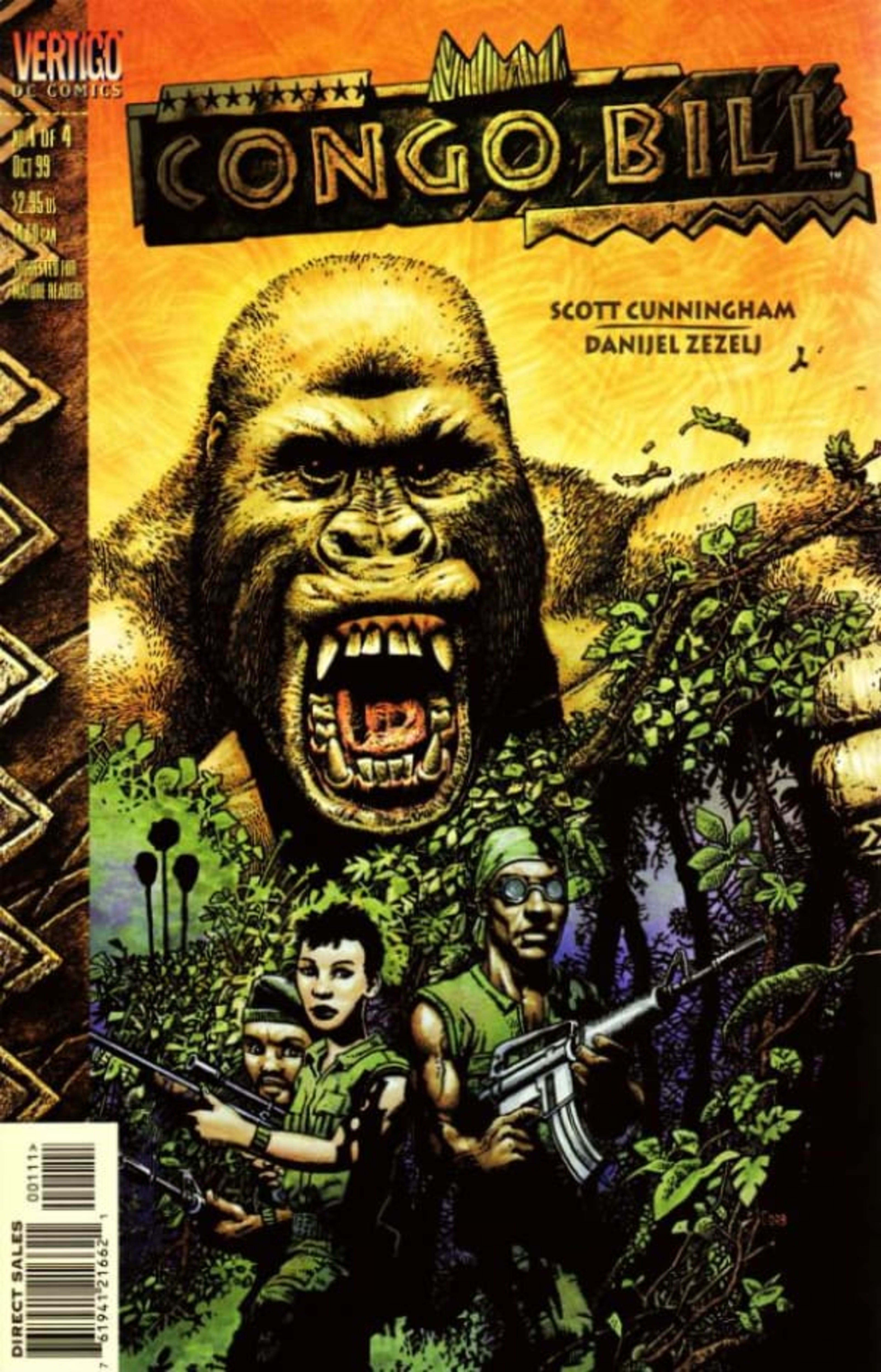 Congo Bill cover — © DC Comics