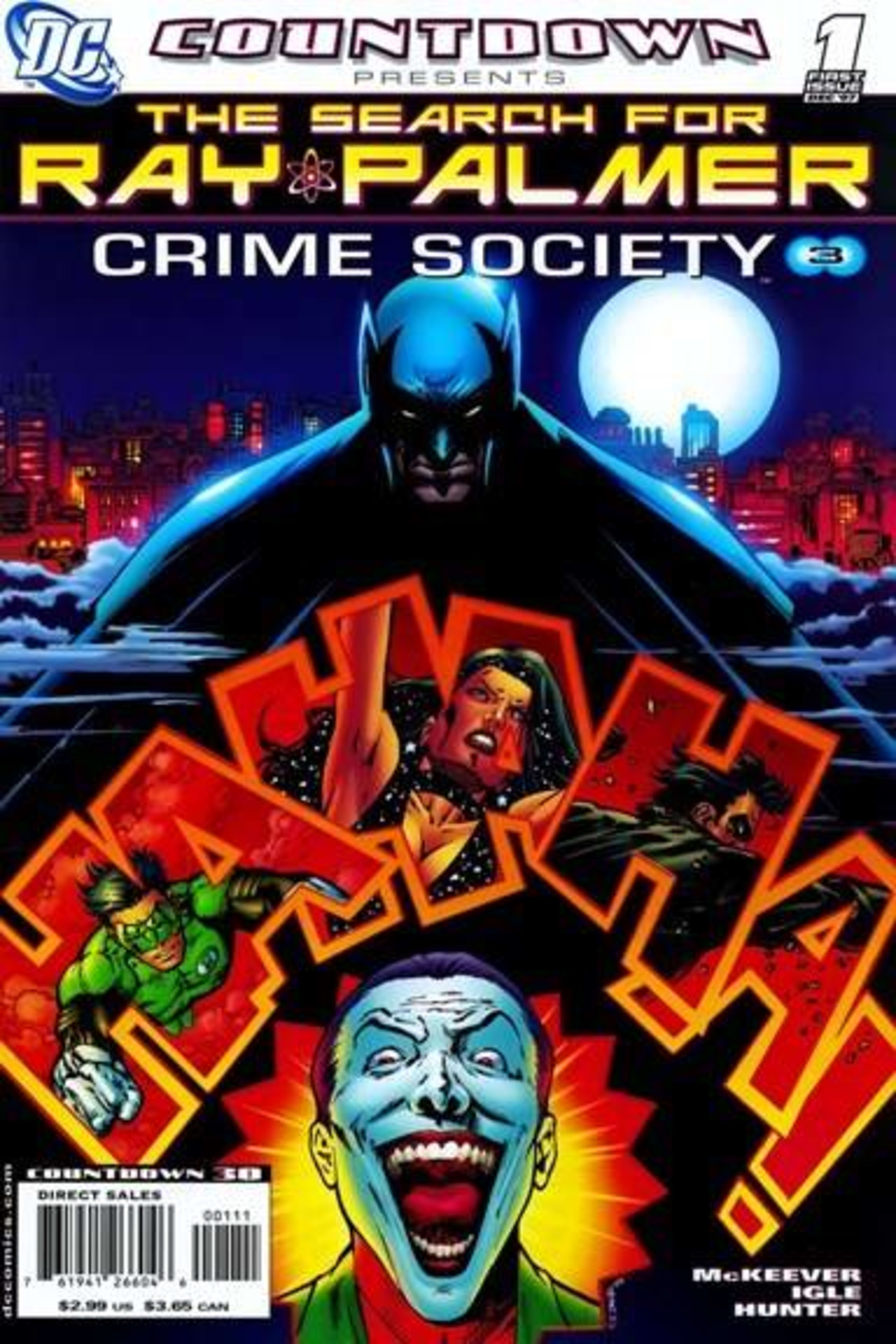 Countdown Presents: The Search for Ray Palmer: Crime Society cover — © DC Comics