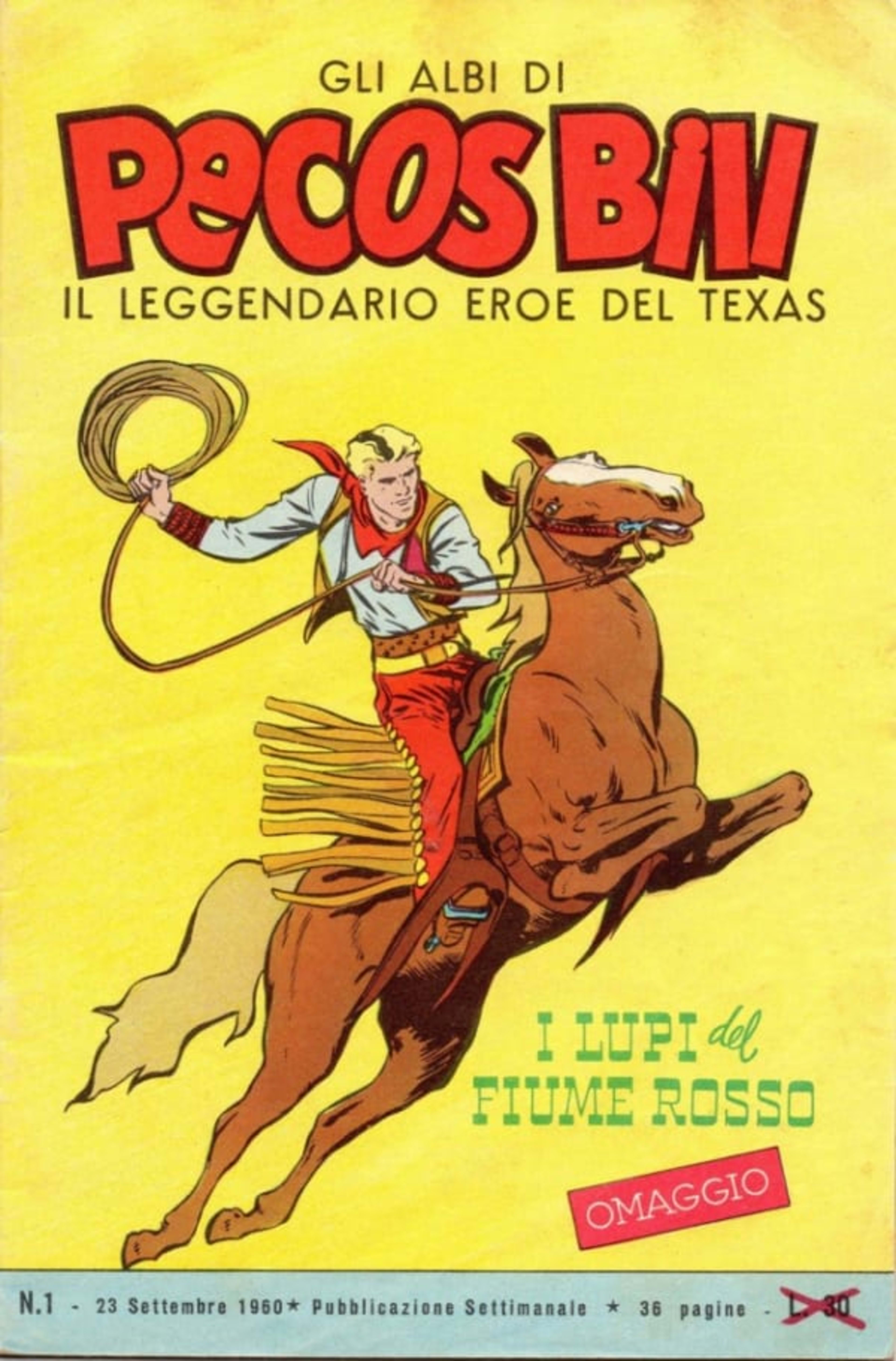 Gli Albi di Pecos Bill cover — © Arnoldo Mondadori Editore