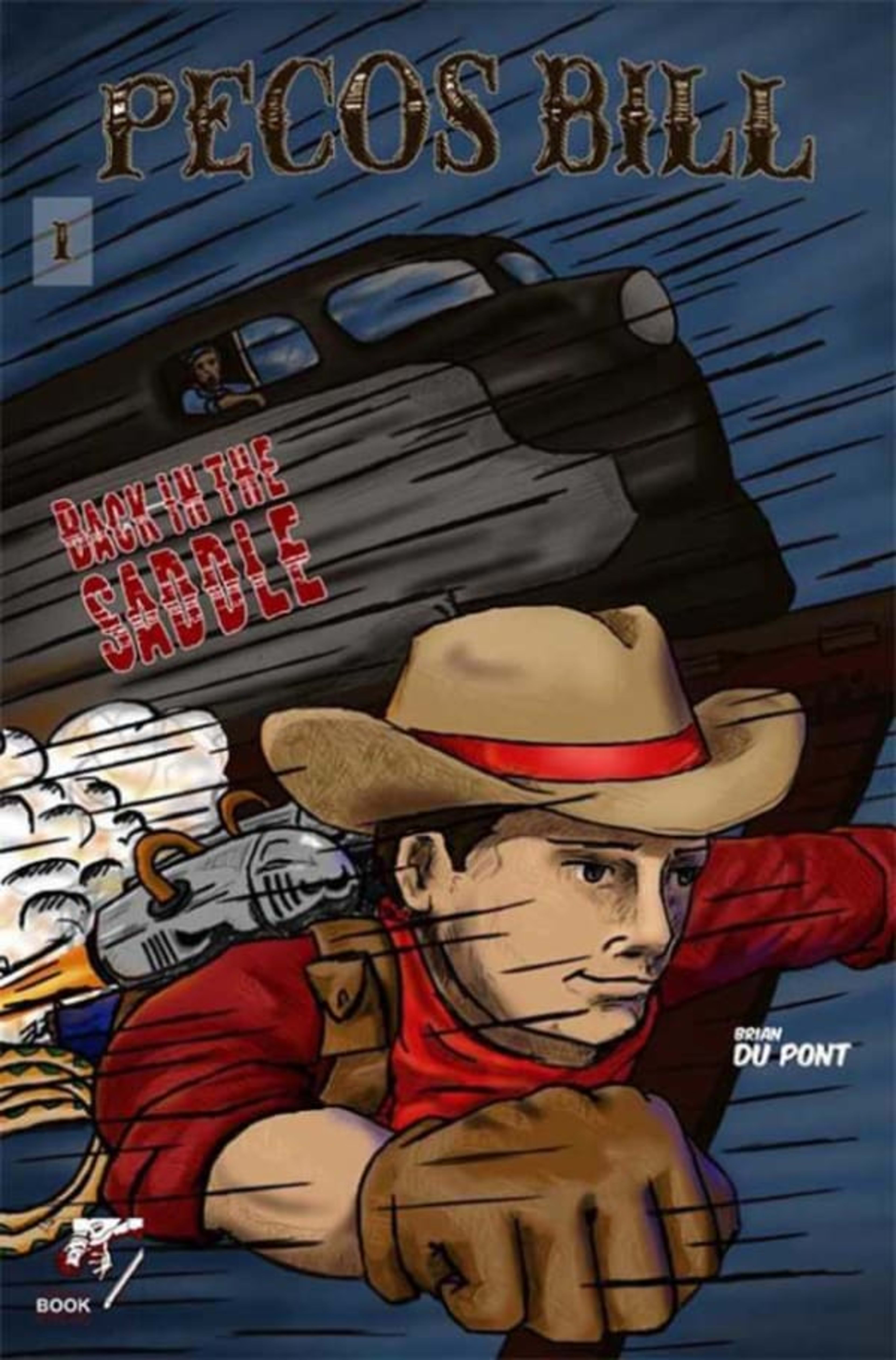 Pecos Bill cover — © Colring Book Press