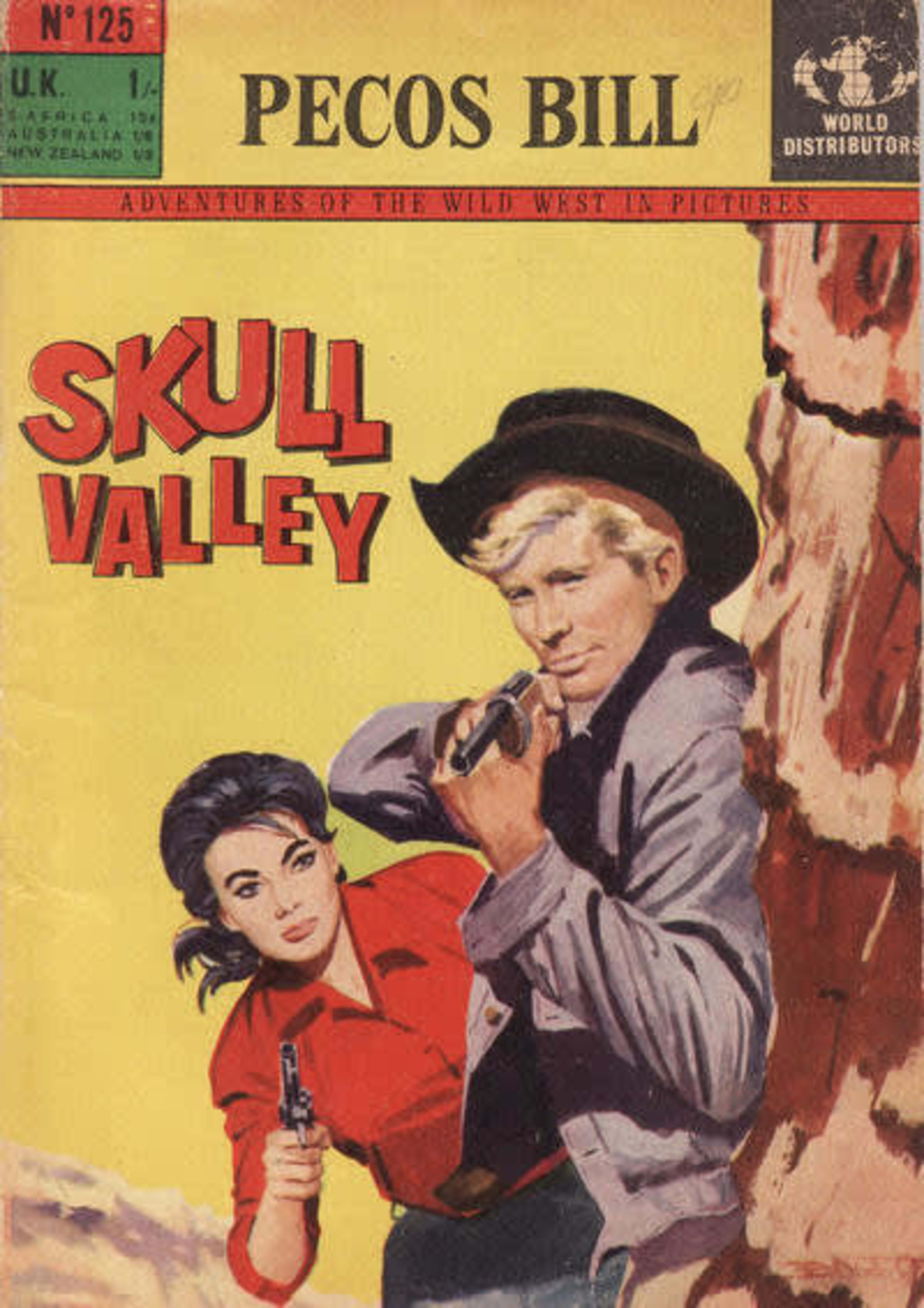 Pecos Bill Western Picture Library cover — © World Distributors
