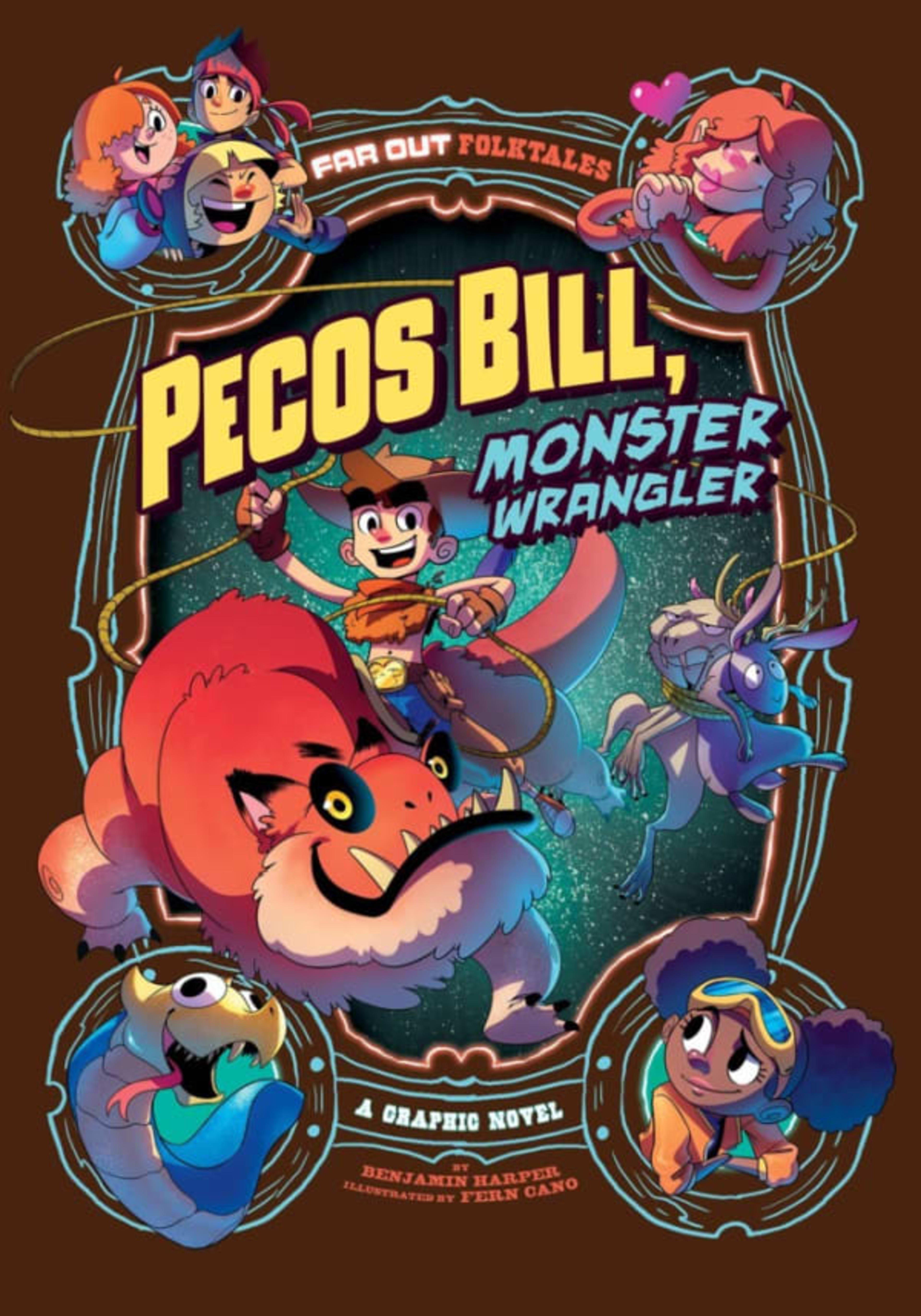 Pecos Bill, Monster Wrangler: A Graphic Novel cover — © Stone Arch Books