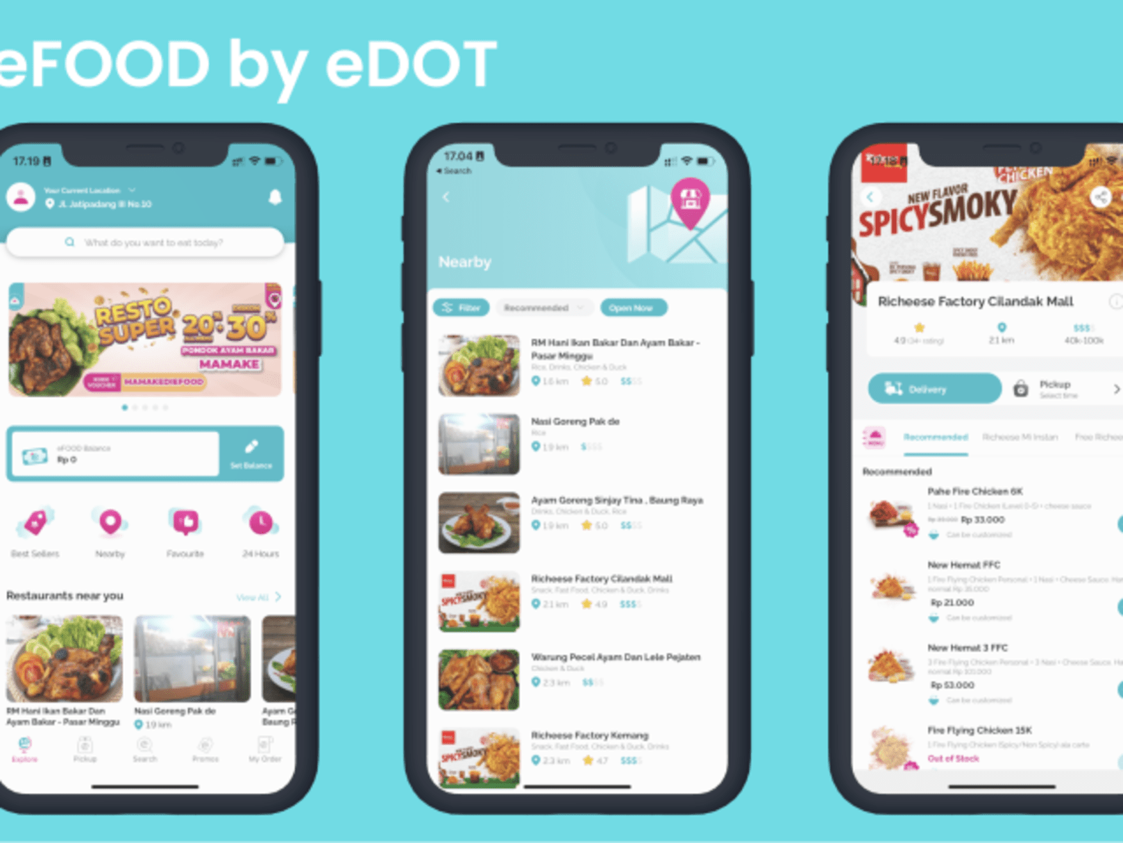 Screenshot of eFOOD by eDOT