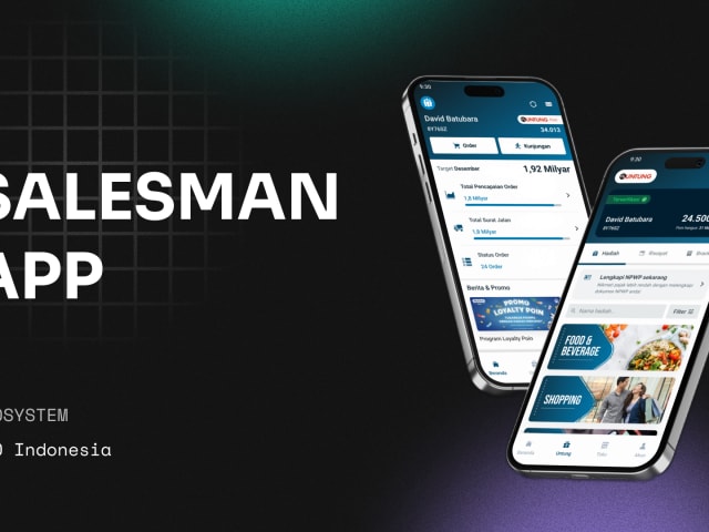 Screenshot of DBO Salesman App