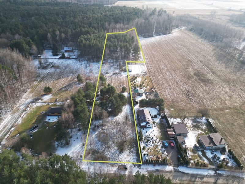 DZIAŁKA Z LASEM – KUŹNICA LUBIECKA