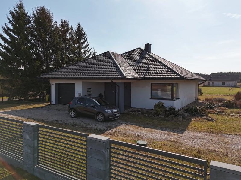 Funkcjonalny dom parterowy – Buczek, województwo Łódzkie