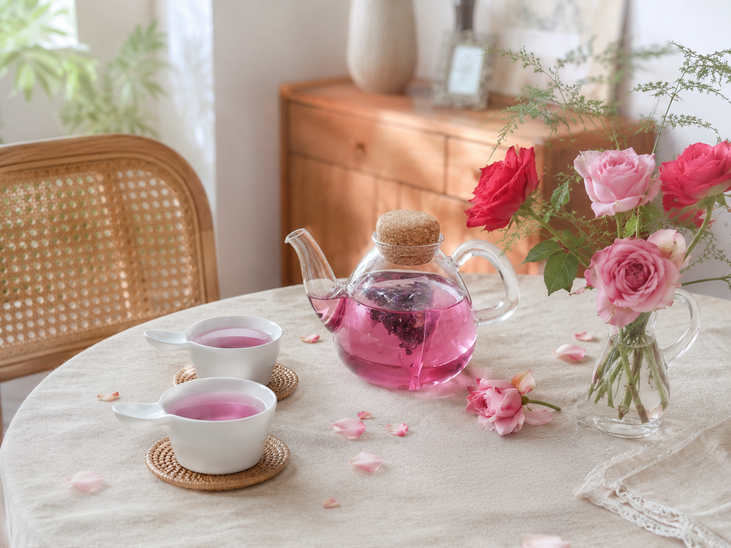 待客花茶