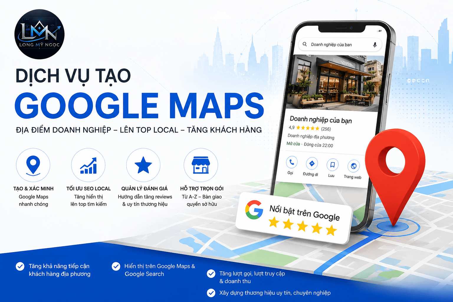 Google Maps Creation Service for businesses