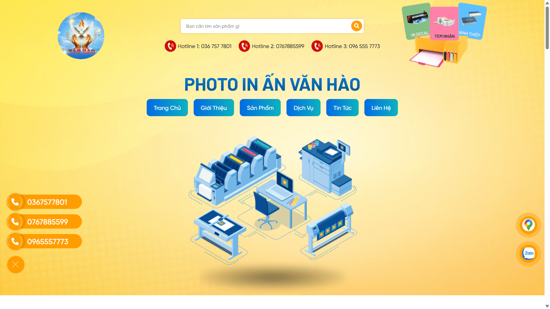 Photo In Ấn Văn Hào website in ấn photocopy chuyên nghiệp