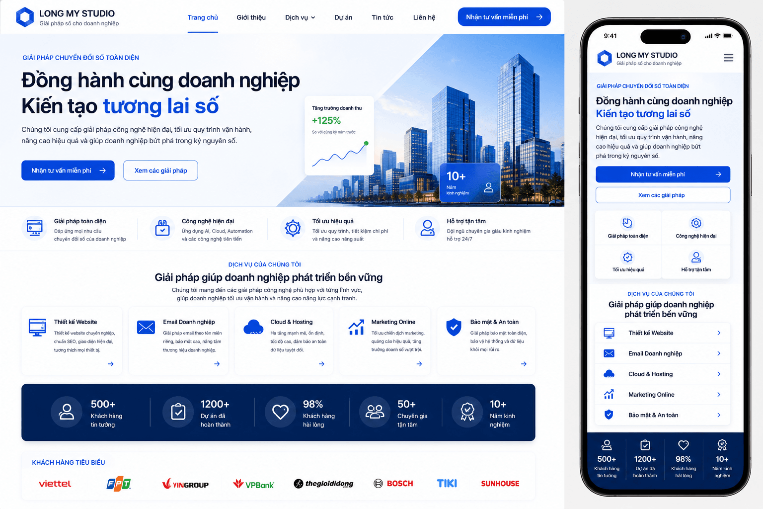 SEO-optimized professional Business Website