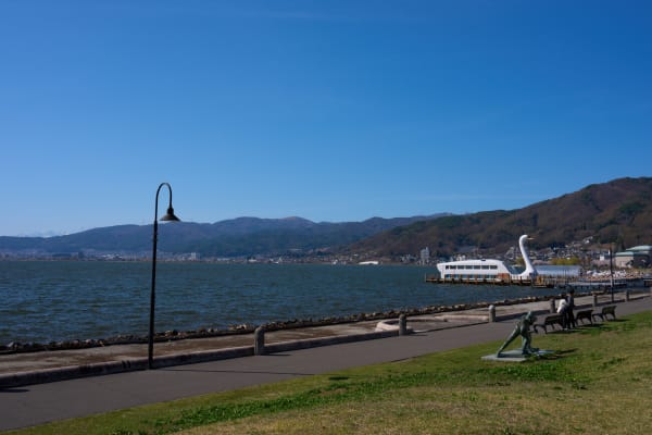 The Hill Above Lake Suwa: Tateishi Park's View of a Lake and a Town