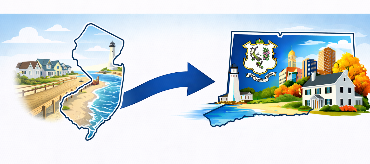 Moving from New Jersey to Connecticut relocation guide