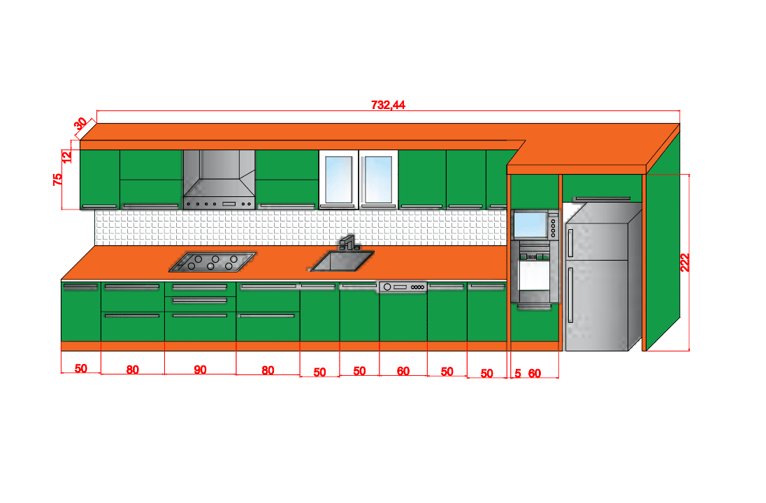 Mutfak (AutoCad)