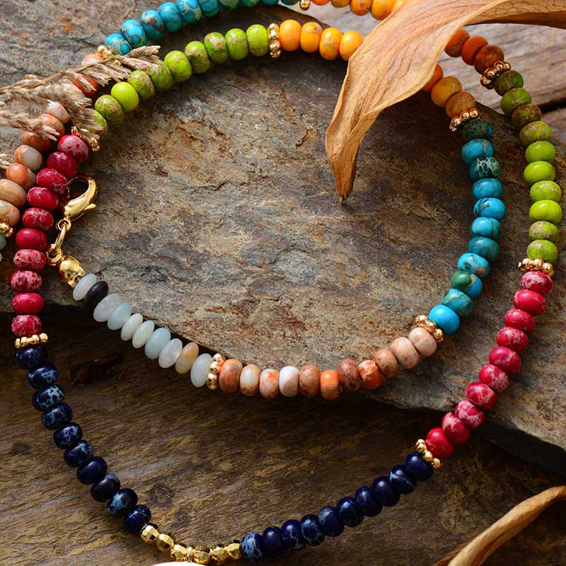 Luna Princess colorful choker necklace
