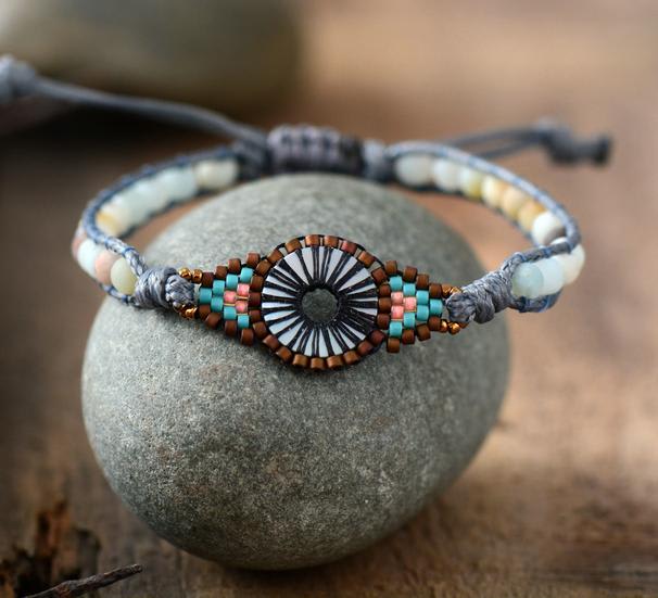 Amaryllis Amazonite Beaded Bracelet