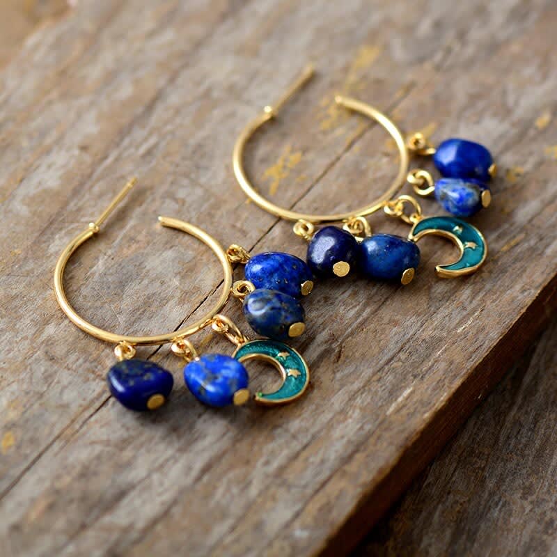 Lunar Magic Lapis Lazuli Earrings