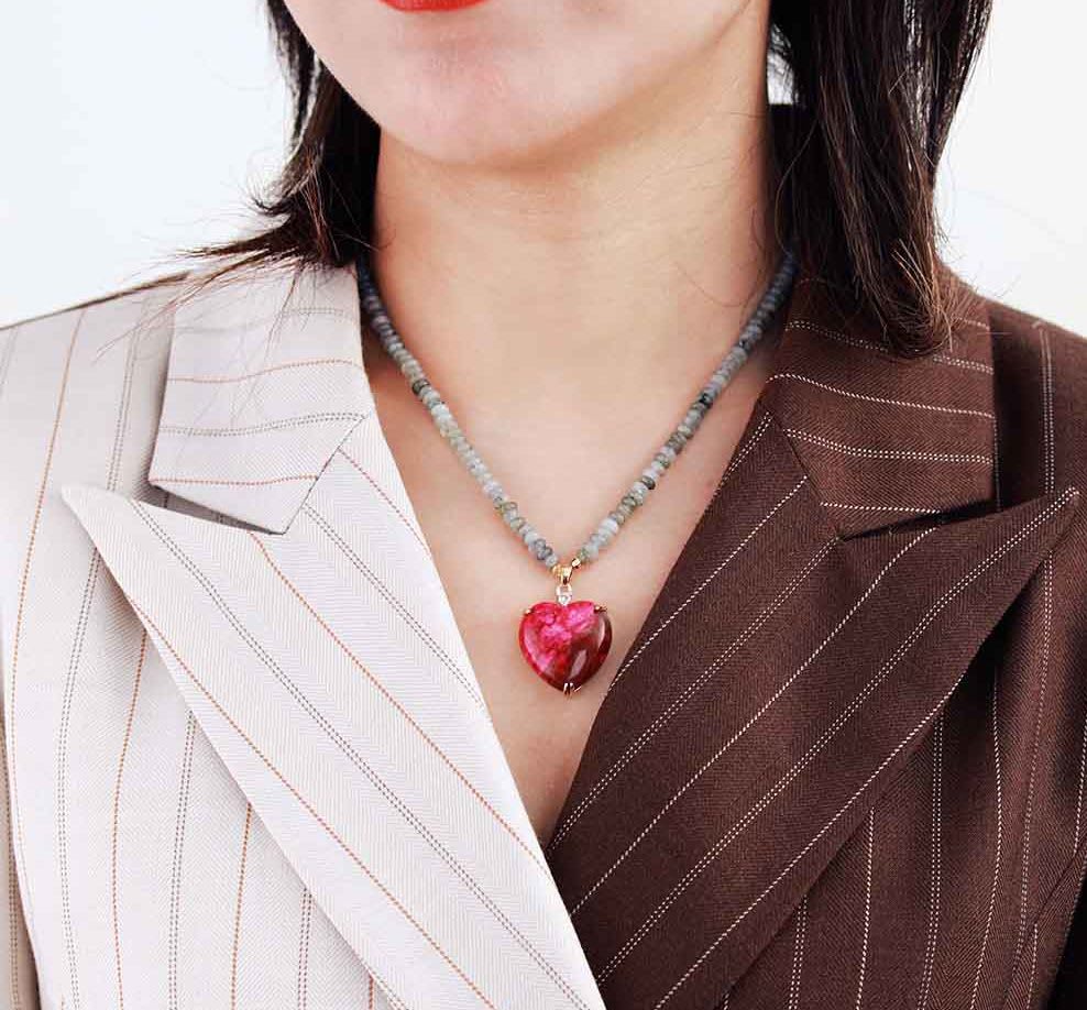 Heart Charm Pendant Necklace