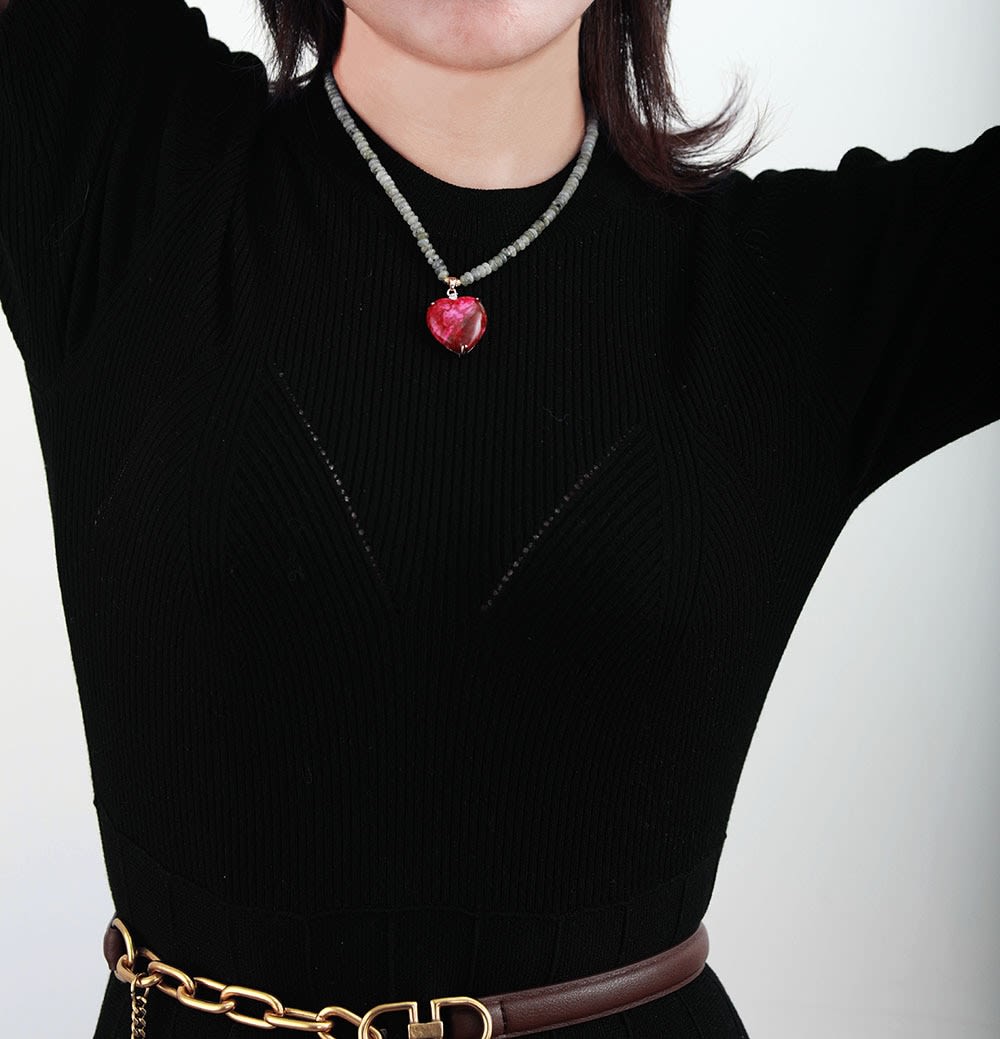 Heart Charm Pendant Necklace