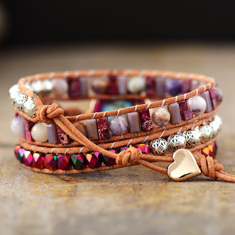 Garnet Red Jasper Bracelet