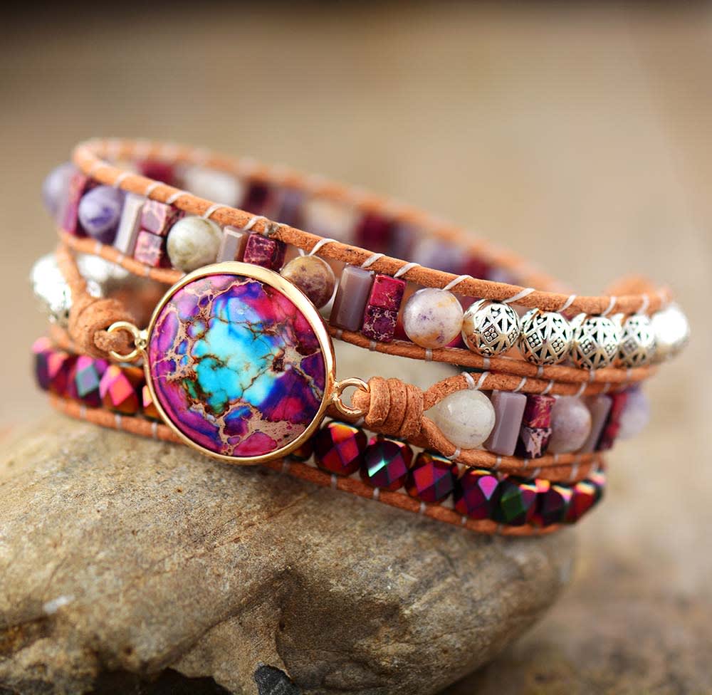 Garnet Red Jasper Bracelet