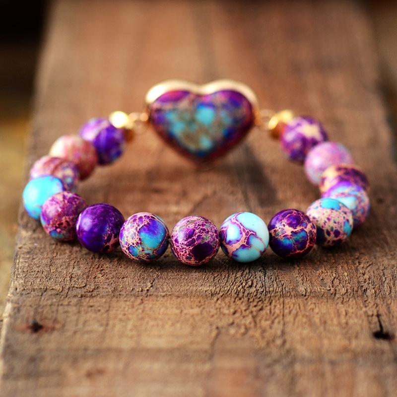 Haze Purple Stone Bracelet
