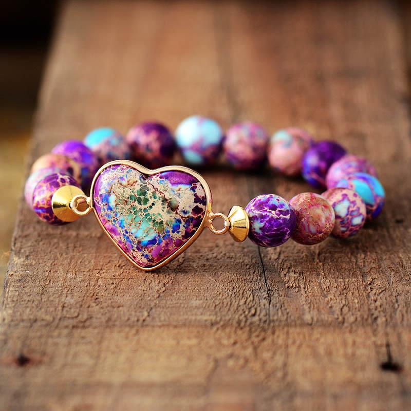 Haze Purple Stone Bracelet