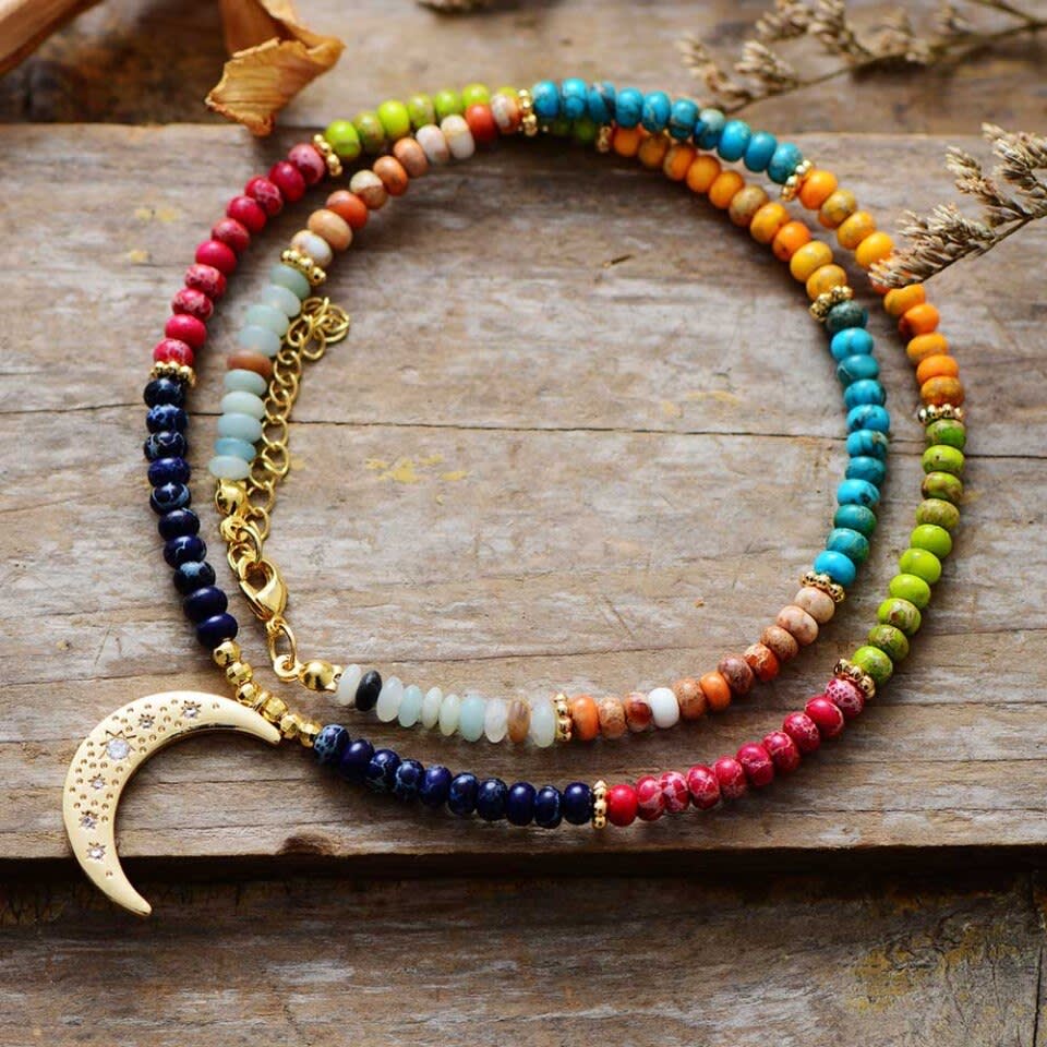 Luna Princess colorful choker necklace