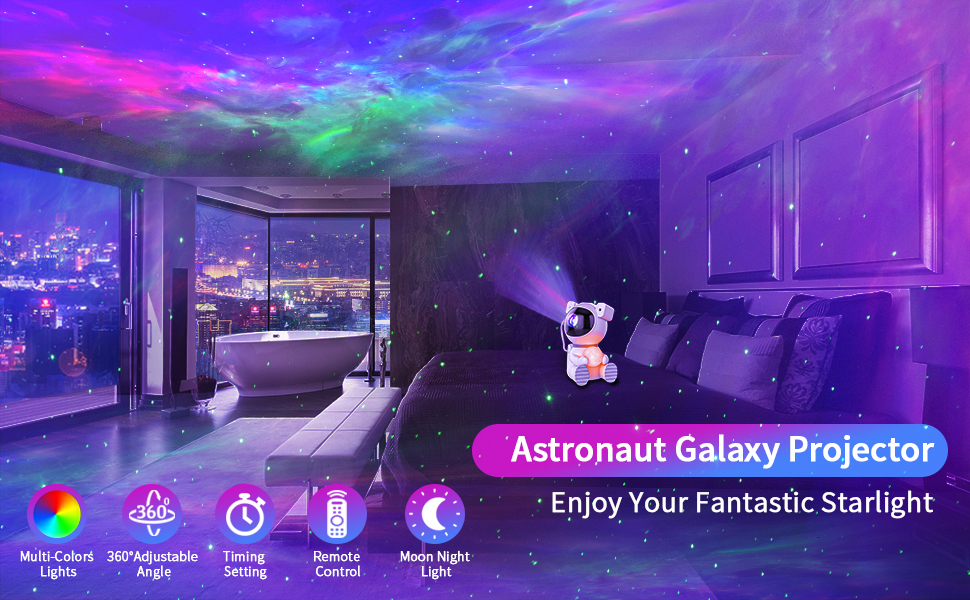 Astronaut Galaxy Projector – Tokeiify