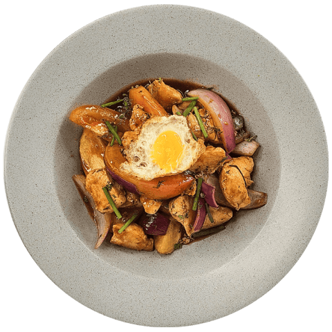 saltado de pollo