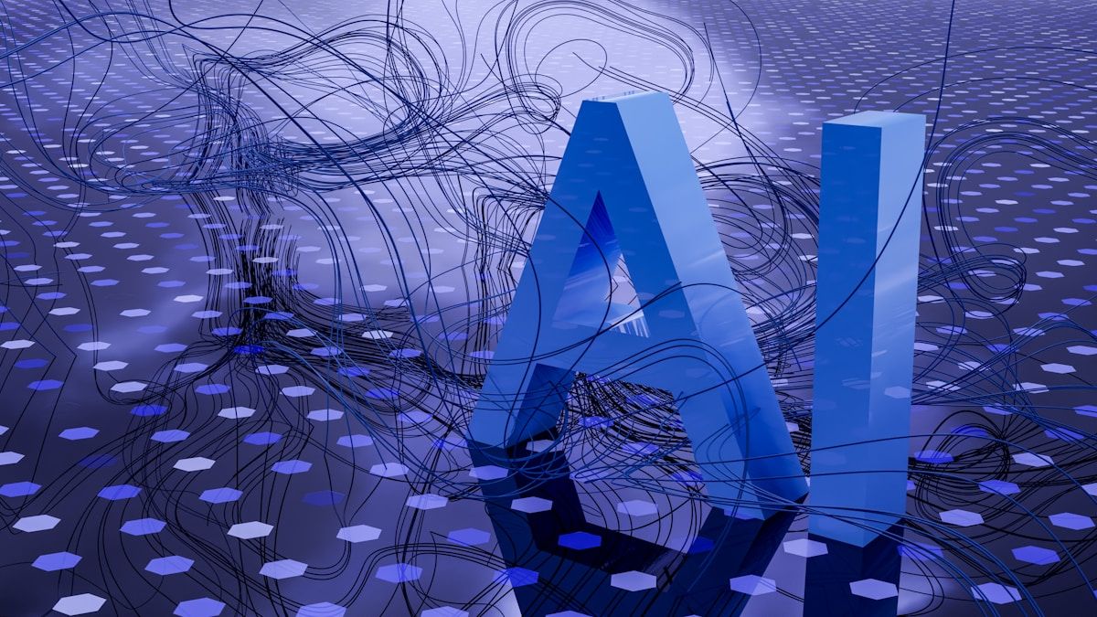 AI network visualization representing interconnected multi-agent systems