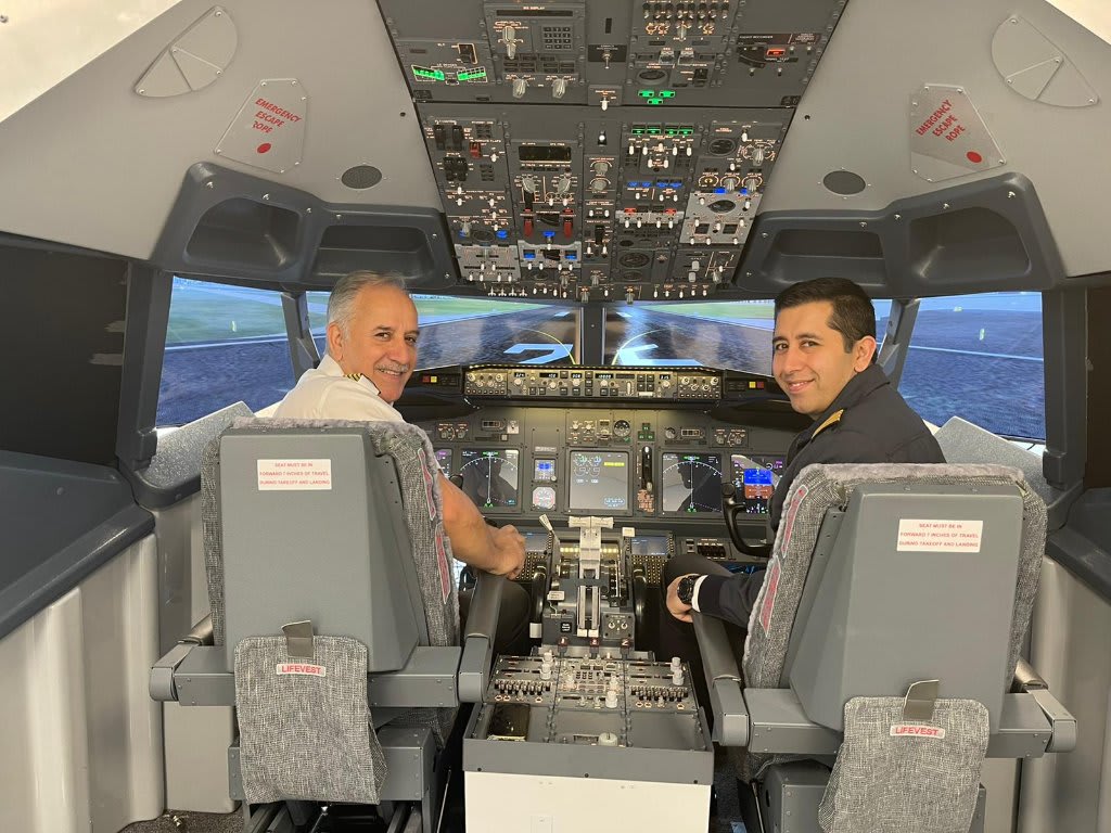 Boeing 737-800 simulator