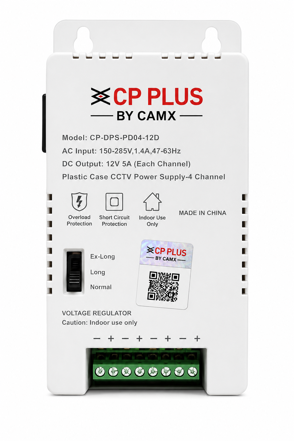 CP Plus 4-Channel CCTV Power Supply