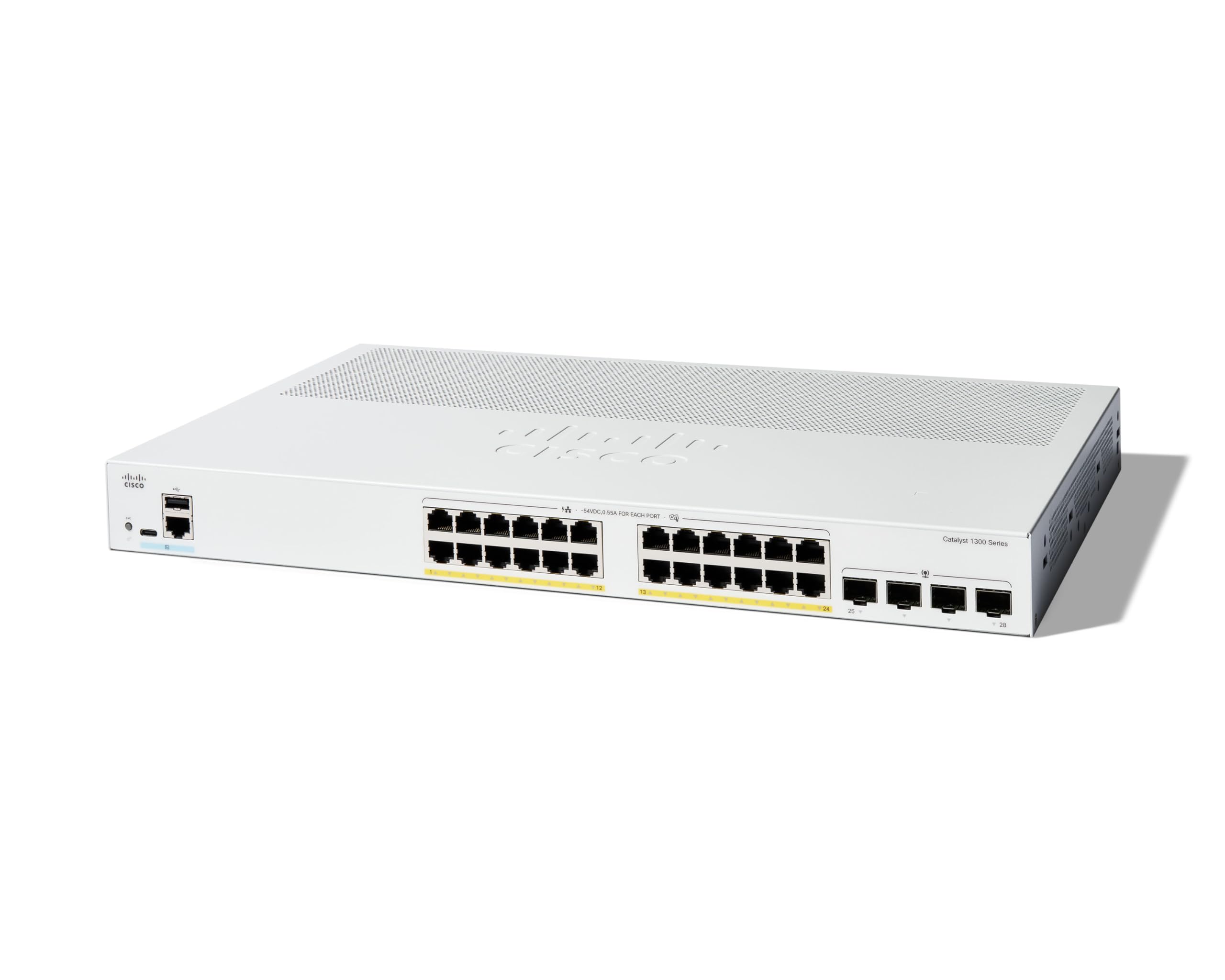 Cisco Catalyst C1300-24P-4G Managed PoE+ Switch