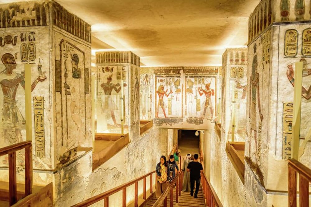 Valley of the Kings visit included in the 7 Days Cairo Luxor and Aswan Tour