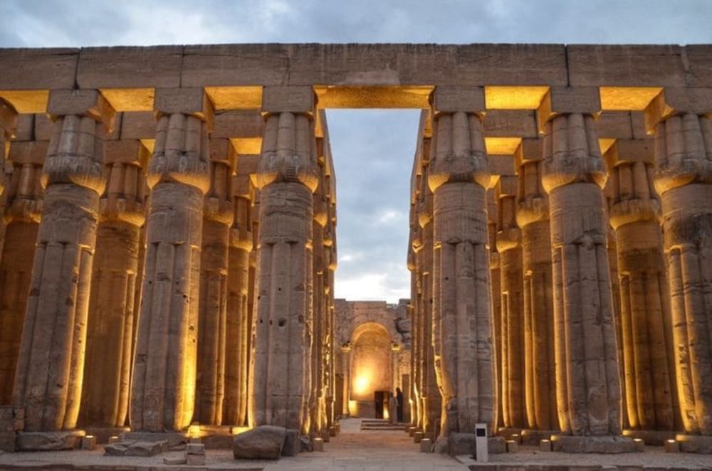 Karnak Temple exploration in Luxor on the 7 Days Egypt tour