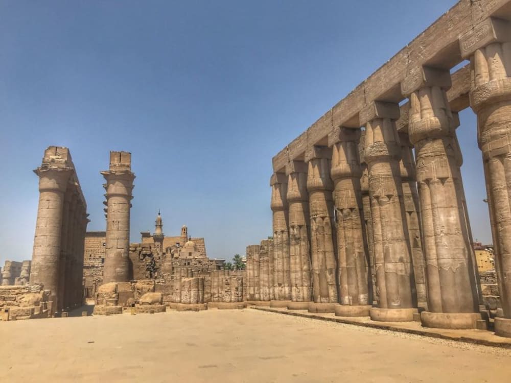 Luxor temple in Nile cruise package from USA