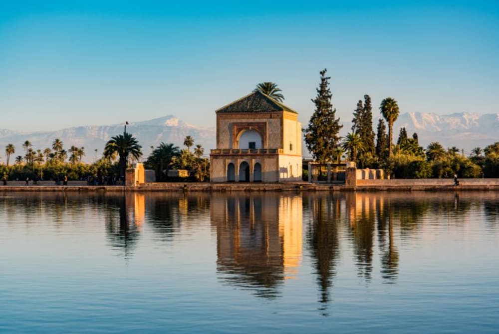 Explore Marrakech’s iconic Menara Gardens on a captivating Morocco guided tour