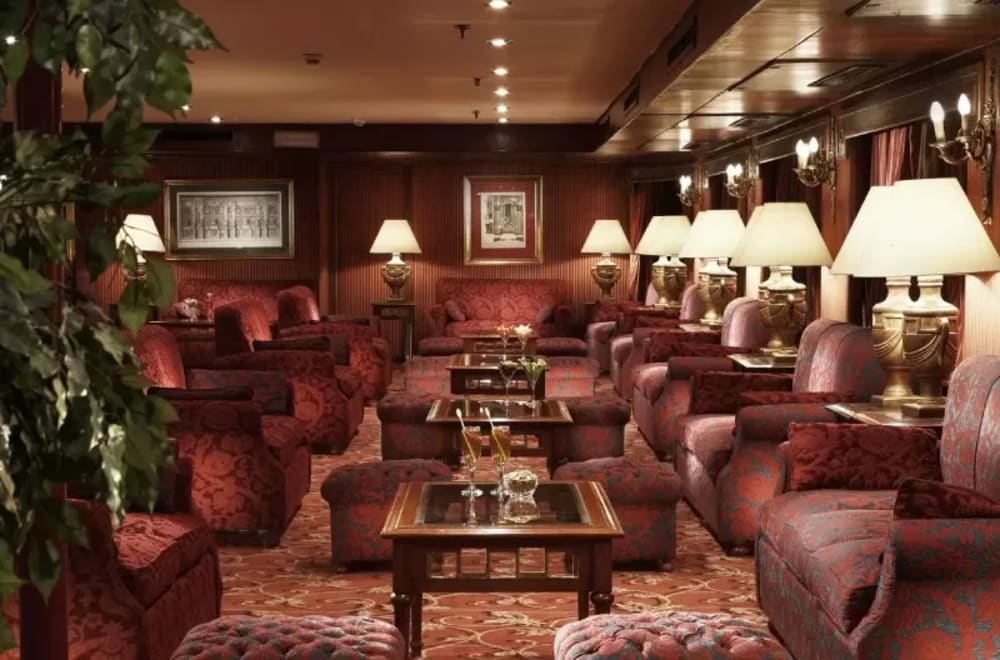 Dining aboard Jaz Crown Jewel Nile Cruise – gourmet buffet with Nile vista