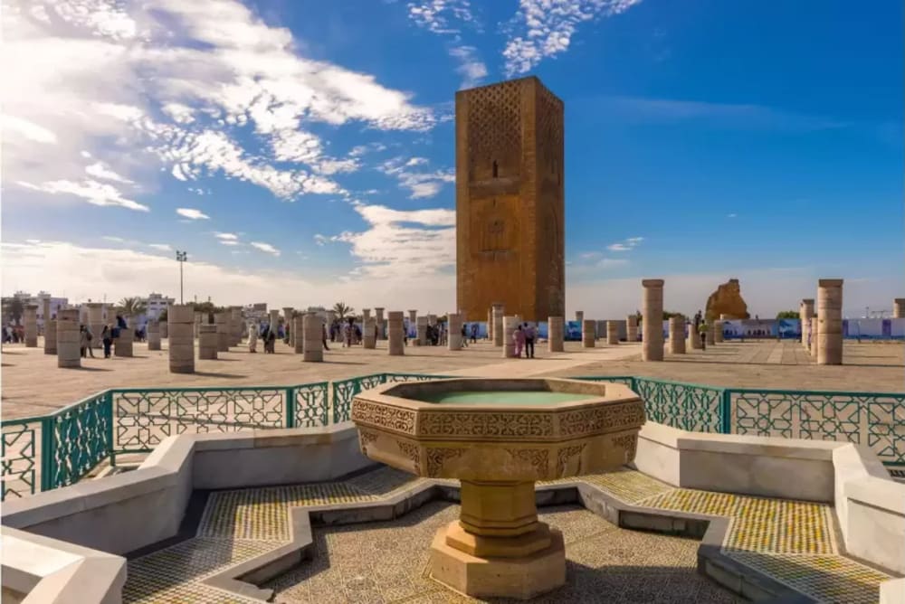 Let Hassan Tower be the highlight of your Morocco cultural tours