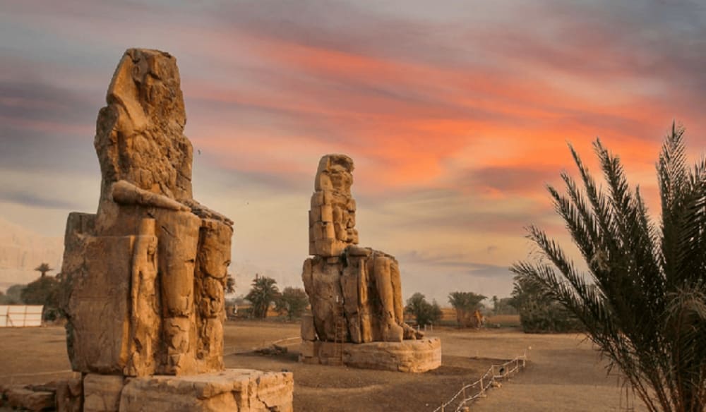 Colossi of Memnon statues in Luxor – 16 Days South Africa and Egypt Trip
