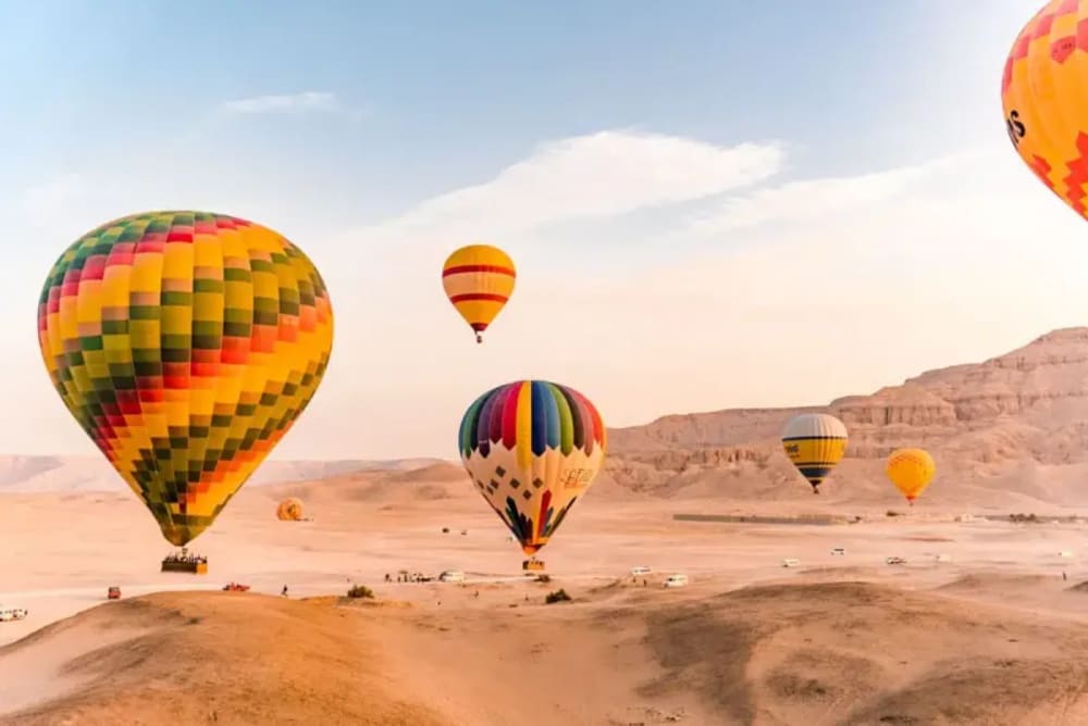Top things to do in Luxor: Hot air balloon ride