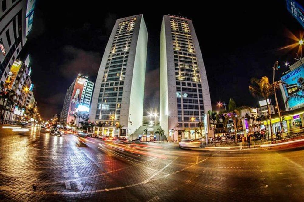 Casablanca cityscape included in the 23 Days Middle East Travel Package: Morocco, Egypt, Jordan, and Dubai.