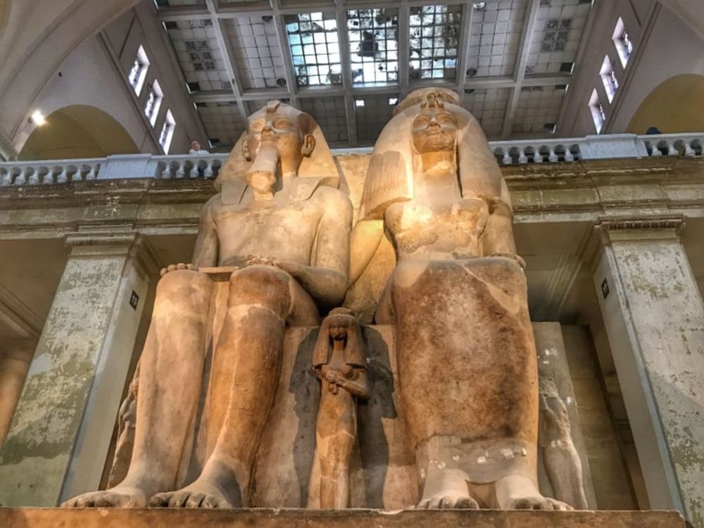 Egyptian Museum in Cairo on the 23 Days Morocco, Egypt, Jordan, and Dubai Tour.
